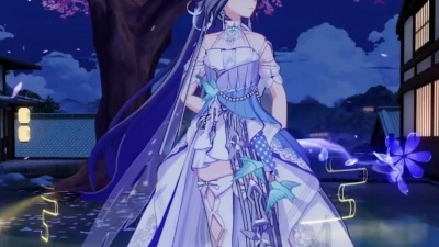 ☆裂空⒈小糖 - 【崩坏3】慢镜·符华上仙美如仙，每一帧都如画般美，慢镜细节