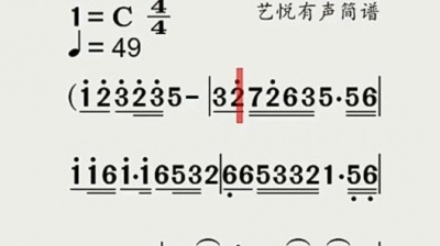 佛渡有缘人 - 母亲（简谱）打拍子学唱歌