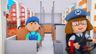 瞬间就懵逼了 - 启蒙英文儿歌《The Wheels on the bus》巴士歌#英语启蒙 #零基础英语 #每日英语 #亲子教育 #英语口语 #启蒙英语儿歌 #幼儿英语启蒙 #幼儿教育 #动画