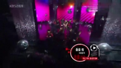 N.S 允智 - 跳舞吧 KBS2音乐银行 现场版 10/10/30