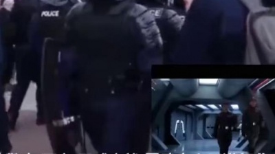 大拿 - 执勤的警察遭遇星球大战黑武士帝国进行曲