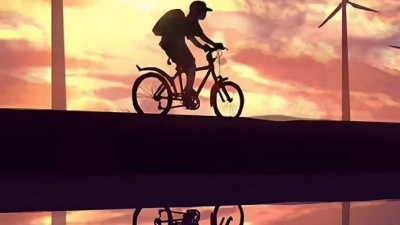 雾非雾de迷惘 - #动态壁纸 #晚霞 #夕阳
