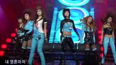 T-ara - 为你疯狂 SBS 人气歌谣 现场版