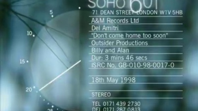 Del Amitri - Don't Come Home Too Soon(Official Team Scotland Song World Cup '98)