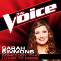 Sarah Simmons - Somebody That I Used To Know (The Voice Performance)