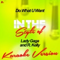 Ameritz Audio Karaoke - Do What U Want (In the Style of Lady Gaga and R. Kelly)(Karaoke Version)