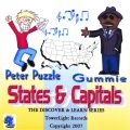 The Discover & Learn Series: - States & Capitals featuring Peter Puzzle & Gummie