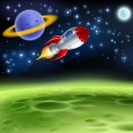 the green orbs - Space Adventure