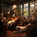 Jazz Coffee Shop Amsterdam、Jazz relajante para perros、Perro relajarse - Ritmos De Salón Para Patitas