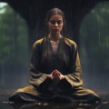 Fondo de naturaleza y sonidos、Sonidos de la lluvia、Enfoque y concentración - Sesión De Armonía De Enfoque Con Gotas De Lluvia