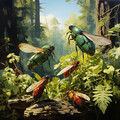 estelardrone、Pajaros del Bosque、El alivio del estrés - Salto De La Langosta Y Danza Del Desierto