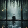 La canción de la tierra、Grabación de lluvia、Relajante Spa Zen - Eco Del Trueno Nocturno Calmado