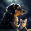 Súper Naturales、Registradores de lluvia、Musicoterapia de jazz para gatos - Armonía Calma De Lluvia Para Gatos
