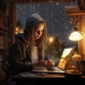 Desastres naturales、Fábrica de Sonidos de Lluvia STHLM、Tiempo de estudio - Eco Reflexivo De Estudio Con Lluvia