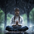 Hipnoterapia、sonido de la Lluvia、Meditación de 1 hora - Ondas De Agua Para Perros Binaurales