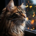 Terapia de la flor de loto、Estado de ánimo de lluvia、Música para perros y gatos - Truenos Calmantes Para Gatos Nocturnos