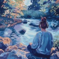 Relaxing Flute Music Zone、Majestic Waters、Syntropy - Serenity Stream Melodic Calm