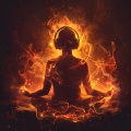 1 Hour Meditation、Noom Night Fire Sounds、Energy Orbiting - Serene Firelight Focus