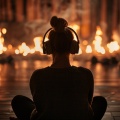 Joga Relaxing Music Zone、Sizzling Nature Fire Sounds、TransferX - Gentle Heat Waves