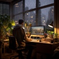 Relájate 2020、Estudio de sonido de lluvia、Ritmos de música de estudio acústico - Lluvia Relajante Para Un Aprendizaje Efectivo