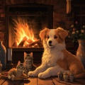 Abrazando los sonidos、Más Allá del Norte、Música para perros y gatos - Tranquilidad De Las Mascotas Junto Al Fuego En Sonidos Armoniosos
