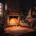 Lista de reproducción para relajarse durante la noche、Escapada Maravillosa、Sonidos de Sueño Profundo - Arrullo Acogedor Del Hogar Para Un Sueño Reparador