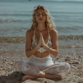 Cantos de meditación、Música restaurativa del océano、Arquitecta de chakra - Abrazo De Olas Conscientes