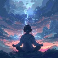 Meditation Music Solitude、Rain Games、Meditation Bliss - Thunder's Mindful Resonance
