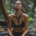 Meditaciones Espirituales、Tormenta、Onda cerebral binaural - Lluvia Tranquila Para Sesiones Zen Reflexivas