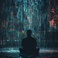 Lista de reproducción de música de meditación、Resplandor de lluvia、Musica Reiki - Llovizna De Armonía Zen