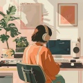 Beats binaurales MT、Academia de Estudio、Compañía de música de lectura - Melodía De Tarea Binaural