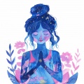 Luna de miel、Meditar Dormir Relajarse、Nosotros la meditación - Silencio Resonante de Lofi