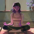 Estación de música de yoga、Flujo De Yoga、Doblar - Melodías Pacíficas De Yoga Lofi