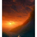 沧海桑田 - �夕阳落尽万山寒猛虎不再归山盘
