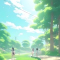 菠萝、乐观 - 薄荷色夏天