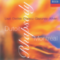 Orchestre symphonique de Montréal、charles dutoit - Glazunov: Rhapsodie Orientale, Op. 29: 1. Andante