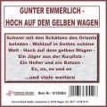Gunther Emmerlich - Schwer mit den Schätzen des Orients beladen