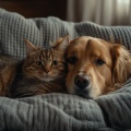 432 Hz Music Relaxation、Raining for Calm Pets、Relaxing Night Pets - Pets' Peaceful Night Melodies