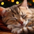 Siente la alegría、Guarida Sonora para Gatos、Sonidos cálidos y fríos de fuego - Suaves Melodías Susurran Dulces Sueños