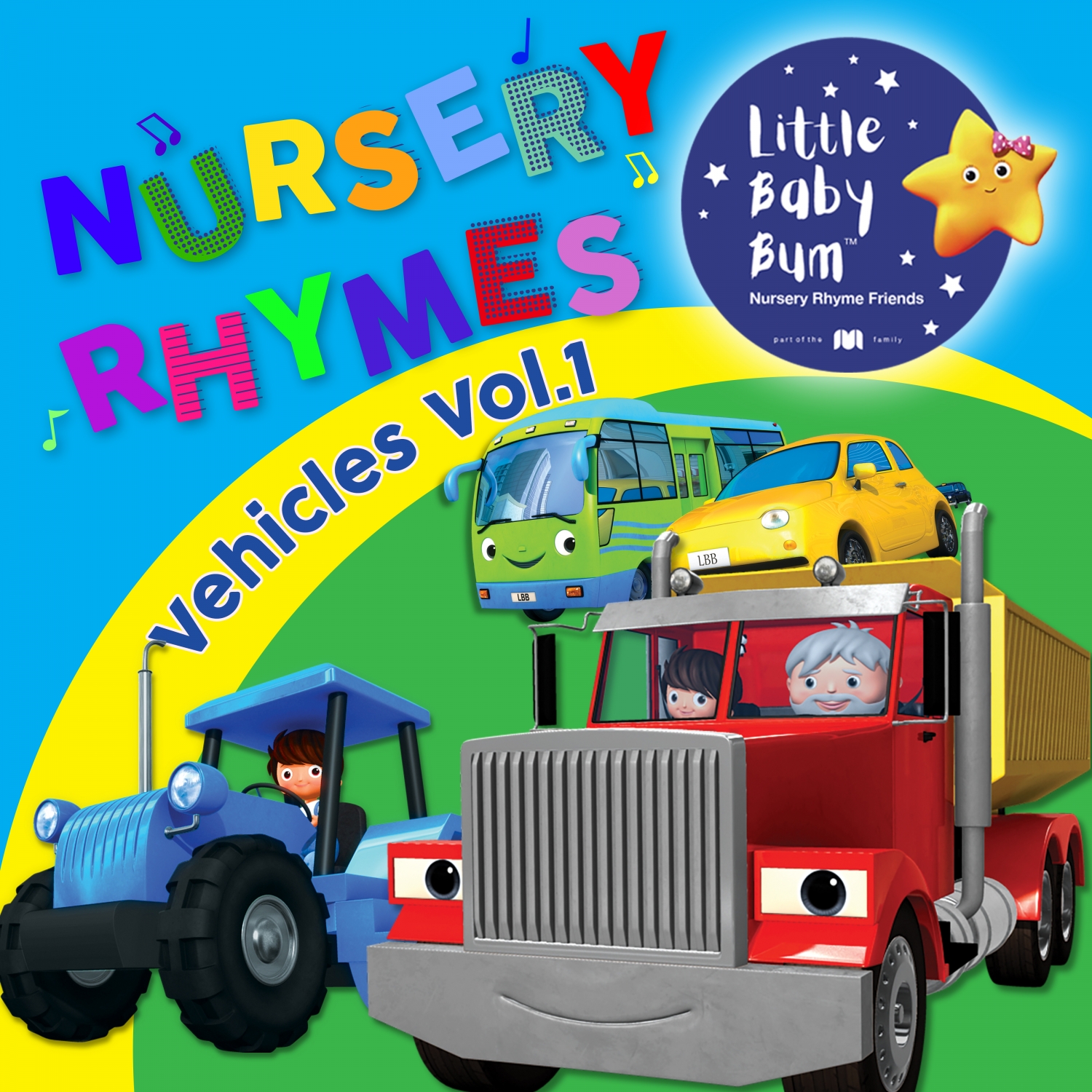 little baby bum nursery rhyme friends - song about trucks