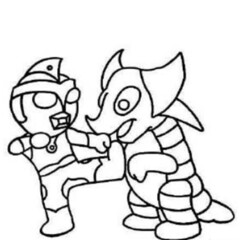 的阵, 泽塔挥舞着炽火的棍  赛罗真怕你老贝的恨 艾斯给超兽留下了伤