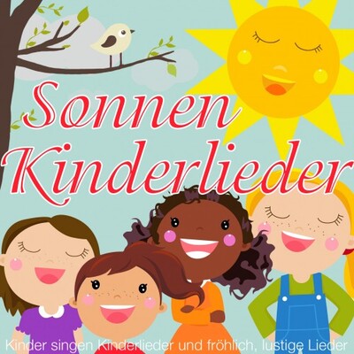 Kinder singen Kinderlieder und fröhlich, lustige Lieder