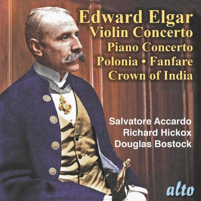 Elgar Violin Concerto, Piano Concerto, Polonia, Civic Fanfare, Crown of India