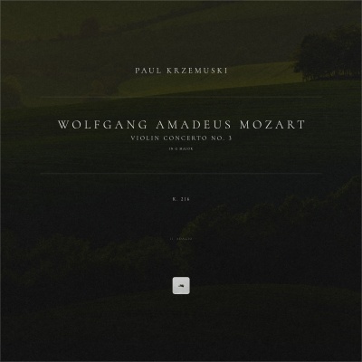 Violin Concerto No. 3 in G Major, K. 216: II. Adagio