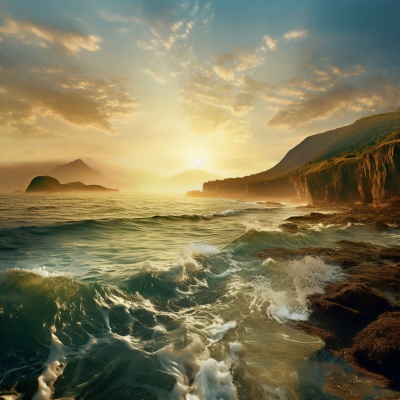 Ocean's Gentle Flow: Meditation Soundscapes