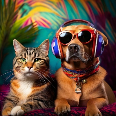 Hip Hop Pet Lounge: Chill Rhythms for Furry Friends
